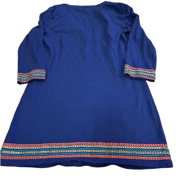 Boden Rosanna Jersey blue embroidered Tunic
Dress sz 6 - Picture 8 of 11